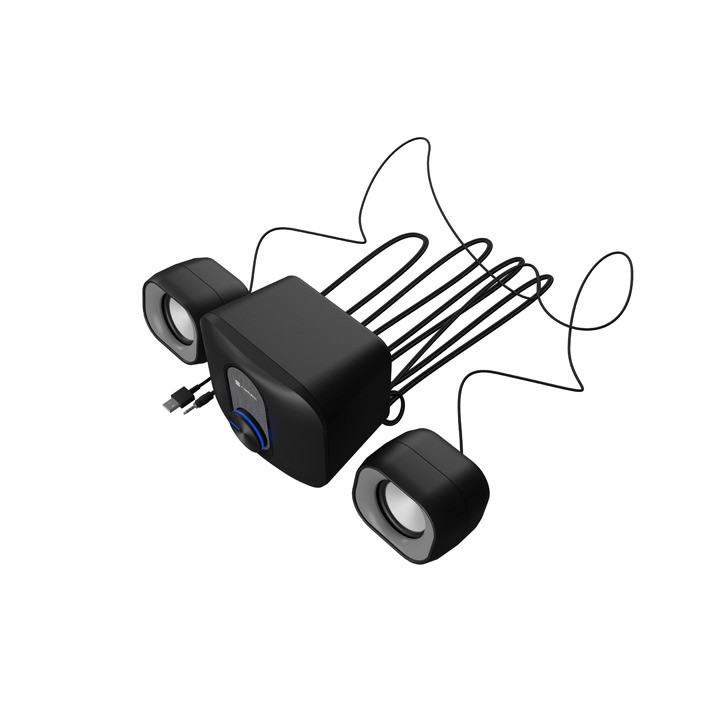 Тонколони Natec Pug, 2.1 система, 11W, 3.5mm/USB - NGL-2111 - 5