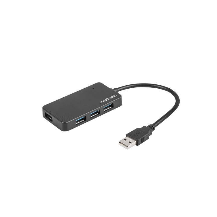 USB хъб Natec Moth, 4 порта USB 3.0 Type-A - NHU-1342 - 1