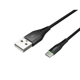 Кабел Natec USB-C към USB-A, 1m, Черен - NKA-1957 - 1