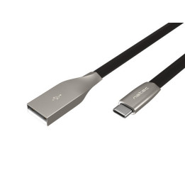 Кабел Natec USB-C към USB-A, 1m, Black - NKA-1954 - 1