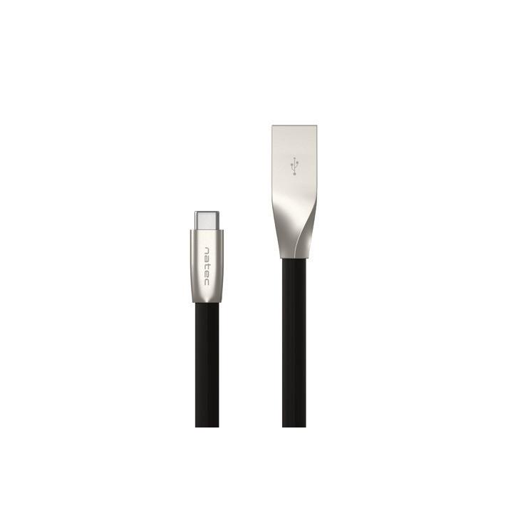Кабел Natec USB-C към USB-A, 1m, Black - NKA-1954 - 2