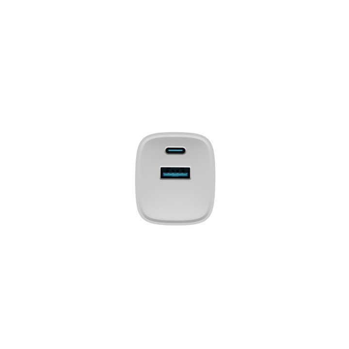 Зарядно за стена NATEC Ribera GaN, 30W USB-A + USB-C, Бяло - NUC-2140 - 4