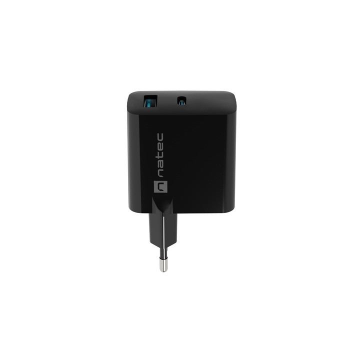Зарядно за стена NATEC Ribiera GAN, 45W USB-A + USB-C - NUC-2143 - 2