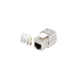 Keystone конектор Lanberg Cat.7 FTP, RJ45 женски, LSA безинструментален - KSF7-2000 - 1