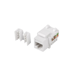 Keystone конектор Lanberg RJ45 90° UTP CAT.6 - KSU6-1090 - 1
