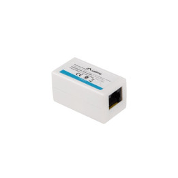 RJ-45 конектор Lanberg, CAT.6 In-line coupler - AD-RJ45-RJ45-OU6 - 1