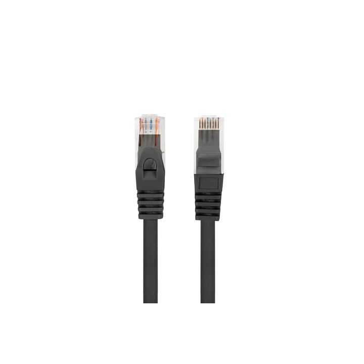Пачкорд Lanberg CAT.6 UTP LSZH, 1m RJ-45, Black - PCU6-10CU-0100-BK - 3