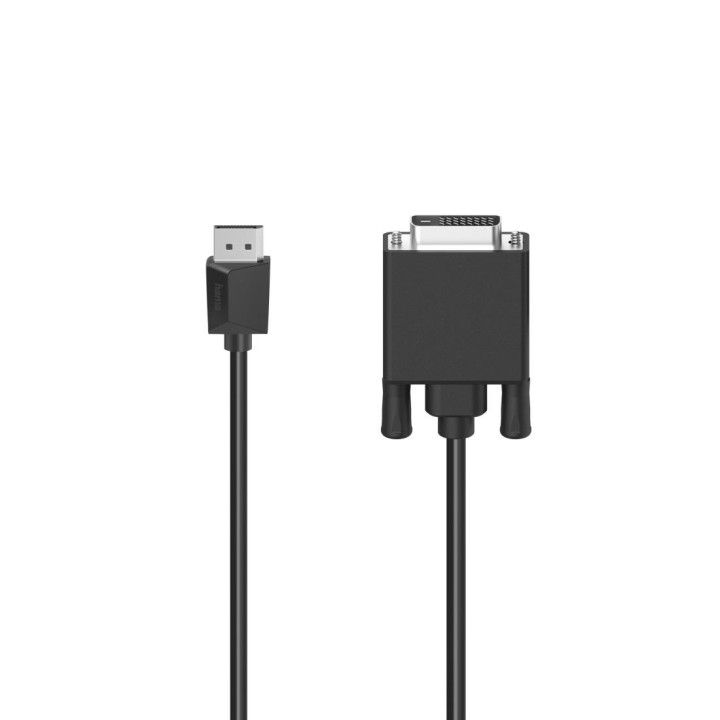 Кабел HAMA DisplayPort мъжко - DVI мъжко, 1.5 м, Черен - 200713 - 1