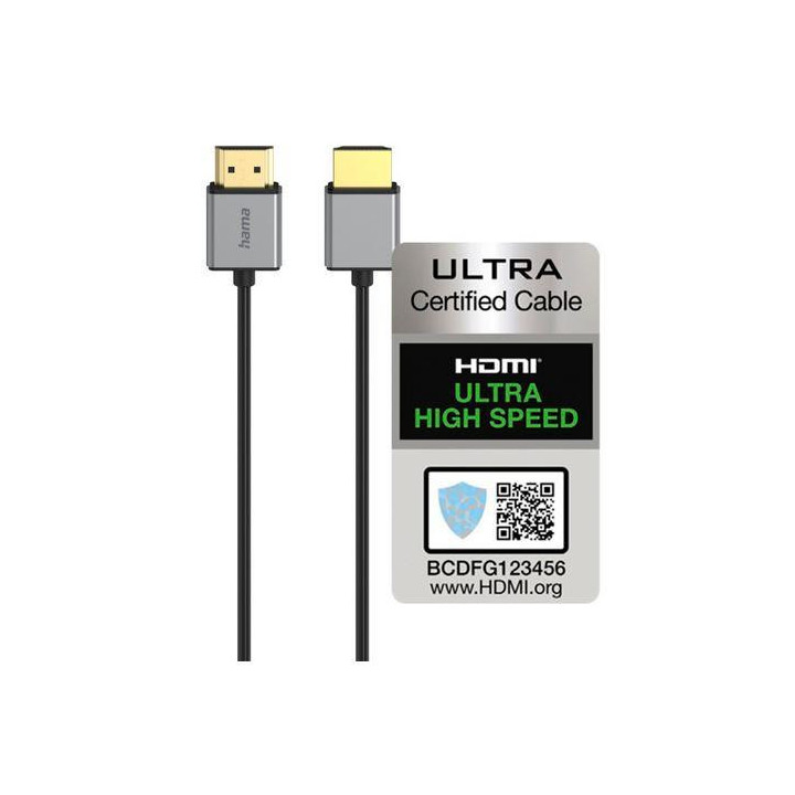 Кабел HAMA, HDMI мъжко - HDMI мъжко, 8K, 1.5 м - 205449 - 2