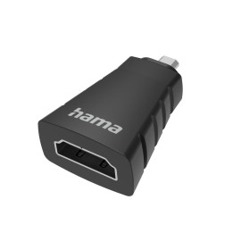 Адаптер HAMA, micro HDMI мъжко към HDMI женско, 4K Ultra HD - 200348 - 1
