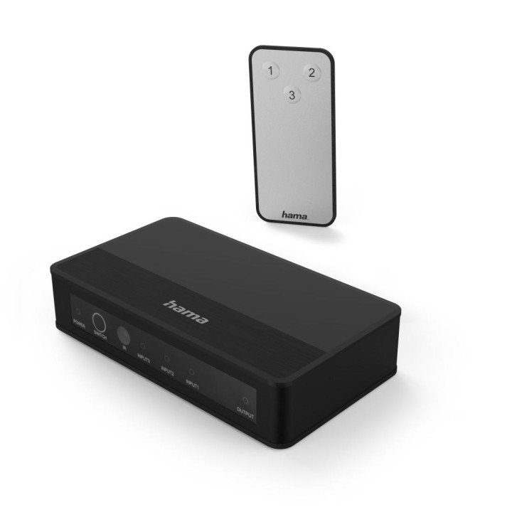 HDMI превключвател HAMA 4K, 3x1 HDMI - 121770 - 2