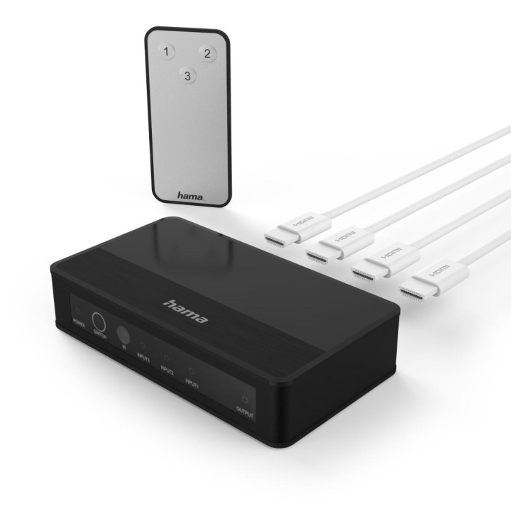 HDMI превключвател HAMA 4K, 3x1 HDMI - 121770 - 4