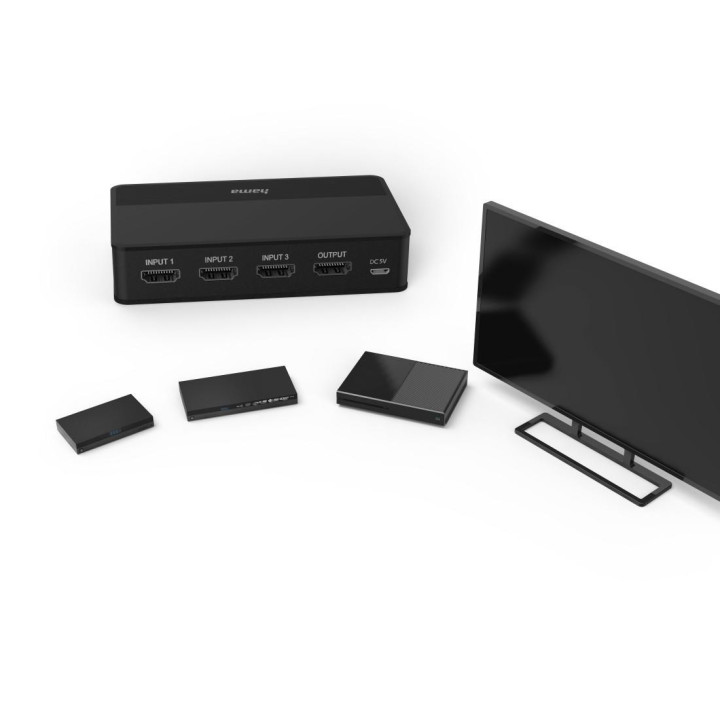 HDMI превключвател HAMA 4K, 3x1 HDMI - 121770 - 5