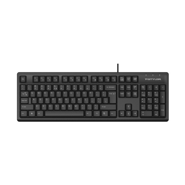 Клавиатура A4tech FK12 Fstyler, жична, USB, водоустойчива, кирилица