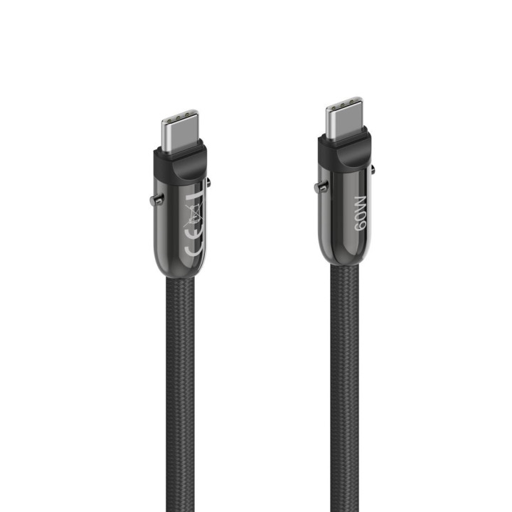 USB-C кабел HAMA, 1.2м, 480 Mbit/s, Екраниран, Черен - 201751 - 3