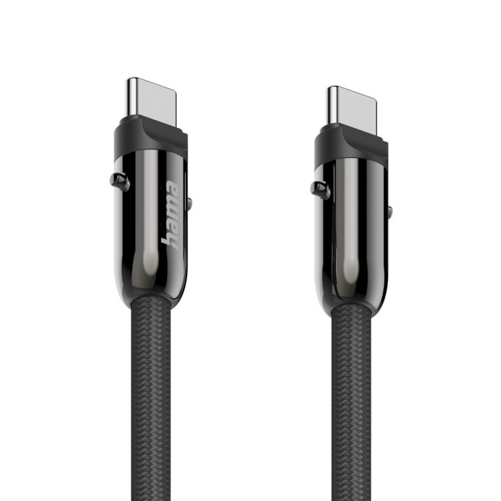 USB-C кабел HAMA, 1.2м, 480 Mbit/s, Екраниран, Черен - 201751 - 8