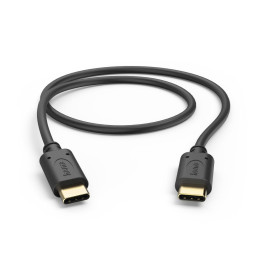 USB-C кабел HAMA, 0.5 м, черен - 201706 - 1