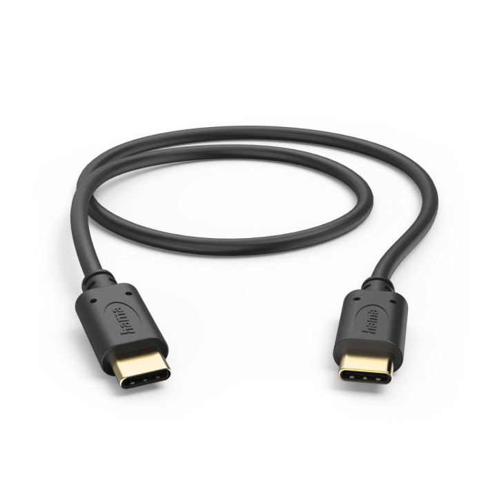 USB-C кабел HAMA, 0.5 м, черен - 201706 - 1