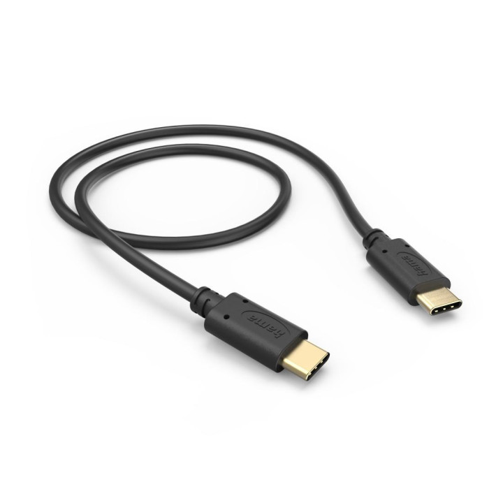 USB-C кабел HAMA, 0.5 м, черен - 201706 - 2