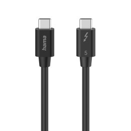 Кабел HAMA USB-C Thunderbolt 5, 80 Gbit/s, 5A, 240W, 8K, 1м - 200796 - 1