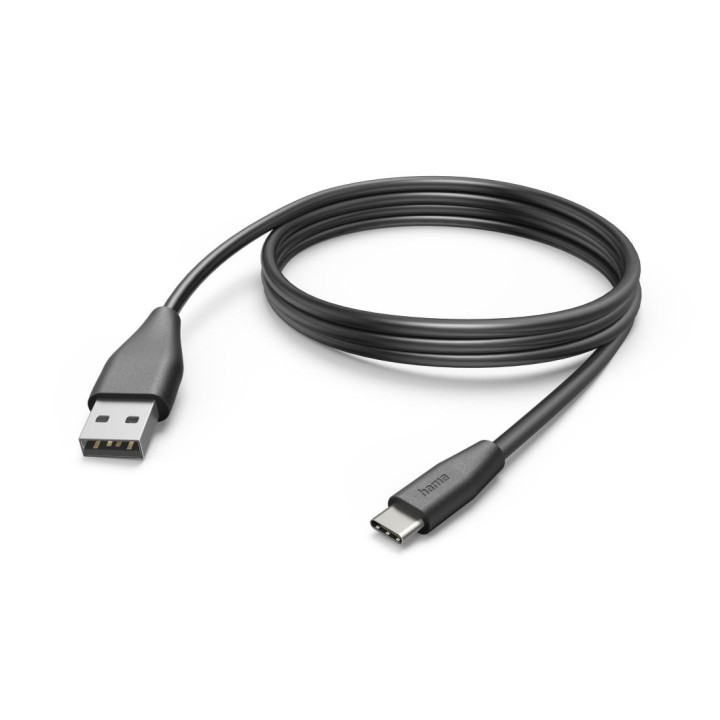 USB кабел HAMA, USB-A към USB-C, 3.0 м, 480 Mbit/s - 201597 - 1
