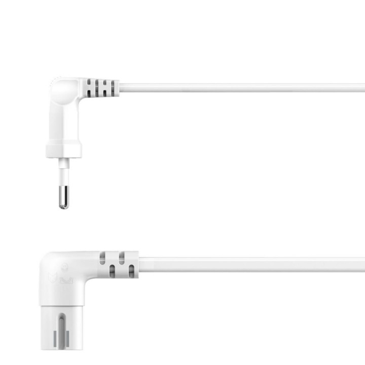 Захранващ кабел HAMA, 5м, под ъгъл 90°, черен - 221102 - 4