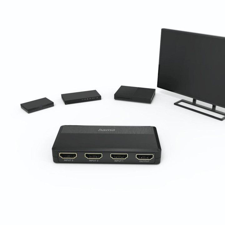 Превключвател HDMI HAMA, 3x1 - 121760 - 4