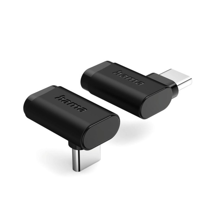Адаптер HAMA, 90°C USB-C, USB 3.2 Gen2, 10 Gbit/s, 5A, 240W, комплект 2 бр. - 200359 - 6