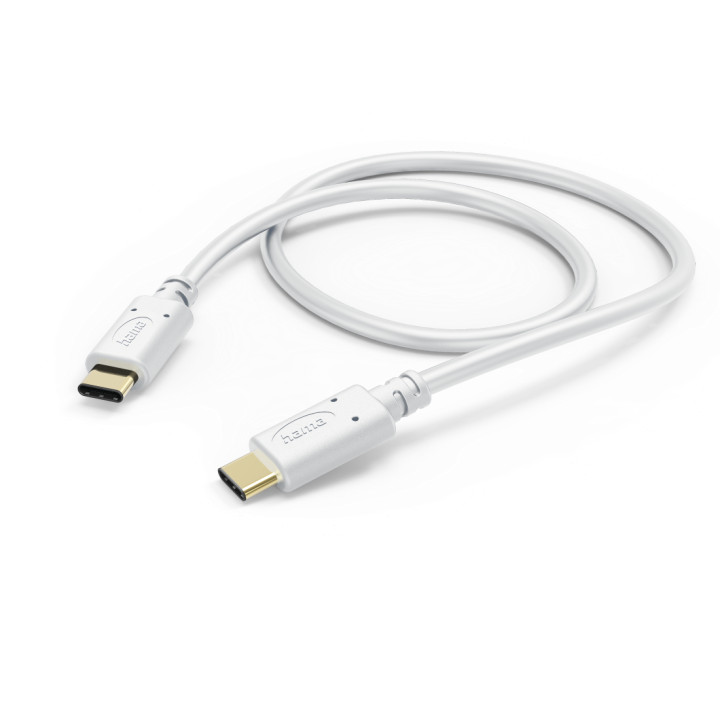 Кабел за зареждане HAMA, USB-C към USB-C, 1.5м, двойно екраниран, позлатени конектори - 201592 - 1