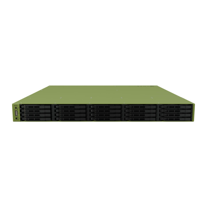 Сървър MikroTik ROSE 16-ядрен ARM CPU, 32GB DDR4 RAM, 128GB SSD,  20x U.2 NVMe, 2x100G QSFP28, 4x25G SFP28x, 4x10G SFP+, 2x10G E