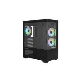 Геймърски компютър ION Chronix Black ARGB с процесор AMD Ryzen 5 7500F, видео карта GeForce RTX 5060 8GB GDDR7, RAM памет 32GB(2x16GB) DDR5 5200MHz, SSD 512GB M.2 2280 PCIe Gen 3 NVMe - HS-SSD-WAVE(P)-512G