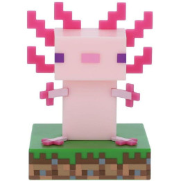 Лампа Paladone Icons: Minecraft - Axolotl Light, Многоцветна, 11см - PP11390MCFV2 - 1