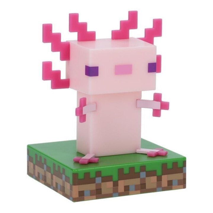 Лампа Paladone Icons: Minecraft - Axolotl Light, Многоцветна, 11см - PP11390MCFV2 - 3