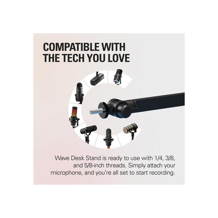 Поставка за микрофон Elgato Wave Desk Stand - 10AAU9901 - 2