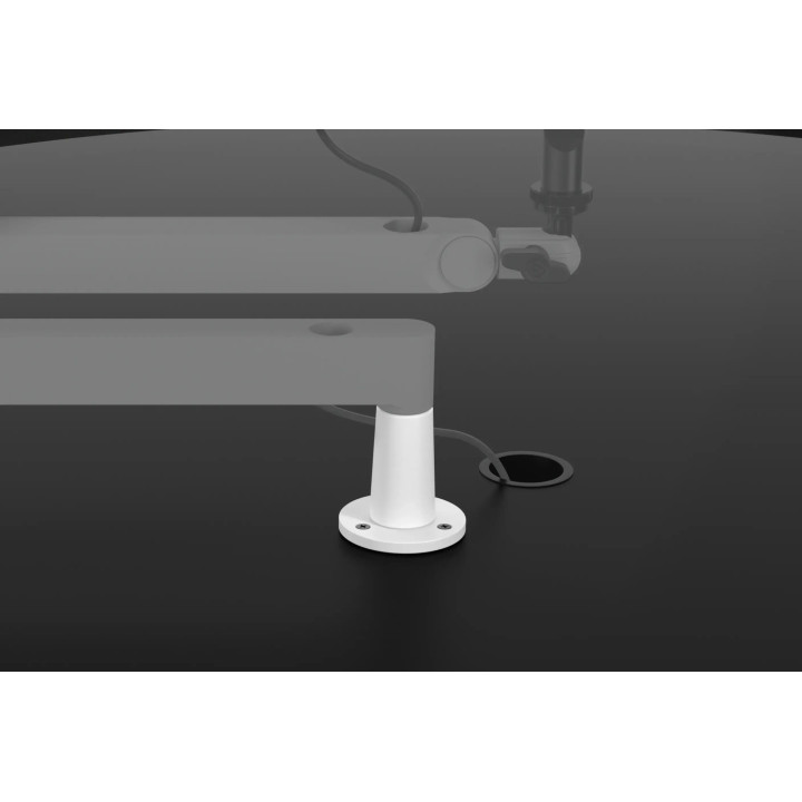 Поставка за бюро за микрофон Elgato Wave Mic Arm, Универсална, Стоманени тръби, Бяла - 10AAX9911 - 4