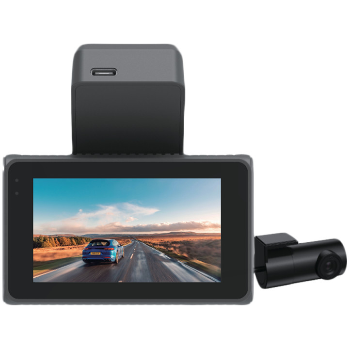 Видеорегистратор IMOU S800 Pro, 4K 3840x2160, двойна камера, Wi-Fi, GPS, microSD до 256GB - 1