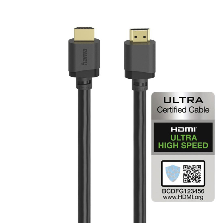 HDMI кабел HAMA Ultra High Speed, 2м, 8K 60Hz, 48Gbit/s - 202028