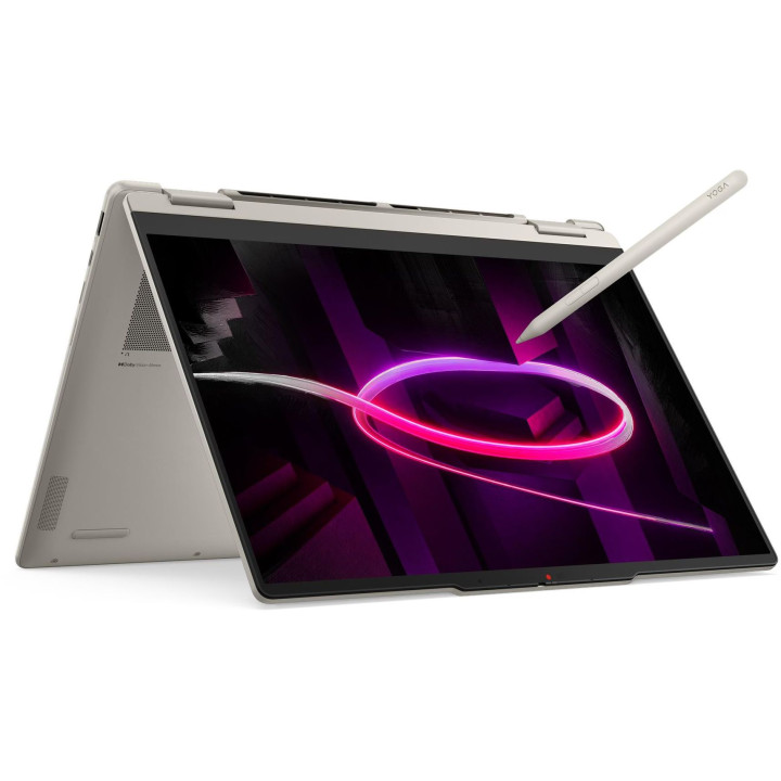 Лаптоп Lenovo Yoga 7, 14" 2.8K OLED, AMD Ryzen AI 7 445, 32GB DDR5, 1T
