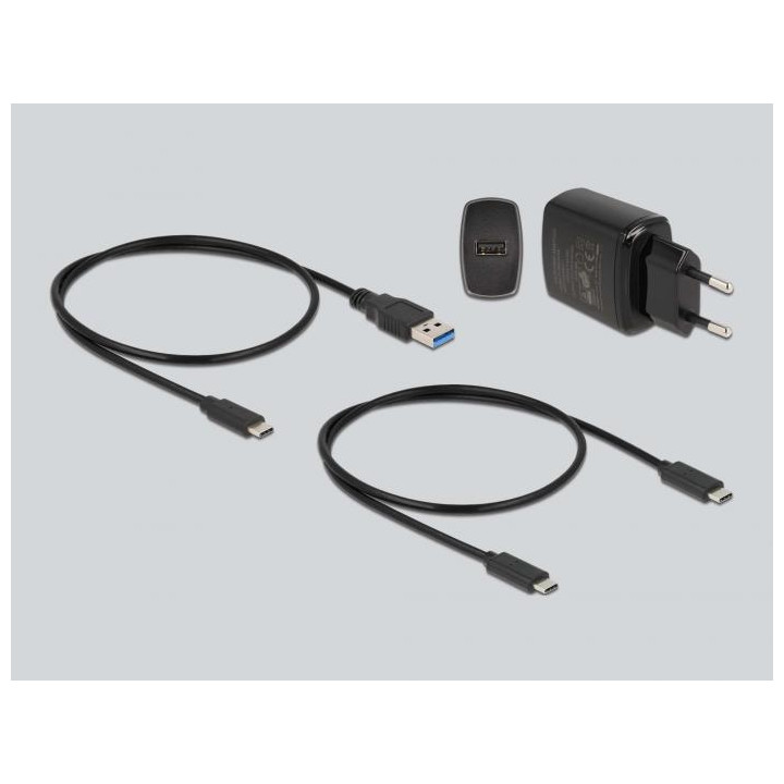 Докинг станция DeLock, SD Express Card Reader, M.2 NVMe/SATA, USB-C - 