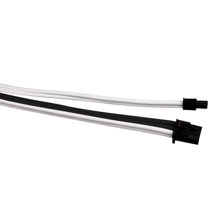 Комплект удължителни кабели 1stPlayer Custom Modding Cable Kit Black/White, ATX24P, EPS, PCI-e - BKW-001