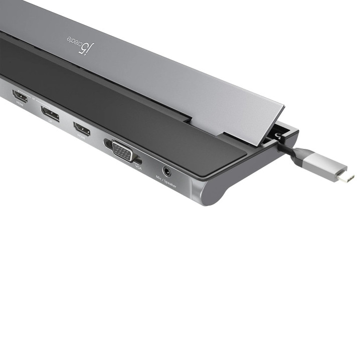 Докинг станция j5create JCD543P, 3 монитора, 100W PD захранване - JCD5