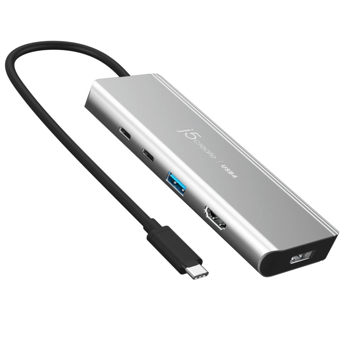 USB-C хъб j5create JCD401, HDMI, DisplayPort, USB, USB-C - JCD401