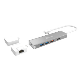 Модулна докинг станция j5create JCD375, 2 модула, USB-C - JCD375