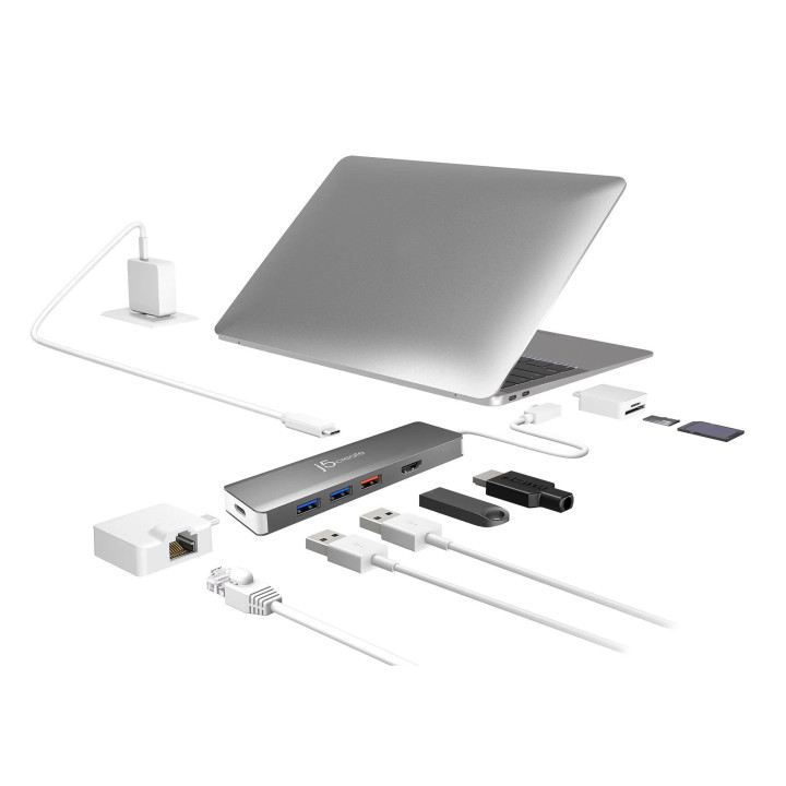 Модулна докинг станция j5create JCD375, 2 модула, USB-C - JCD375