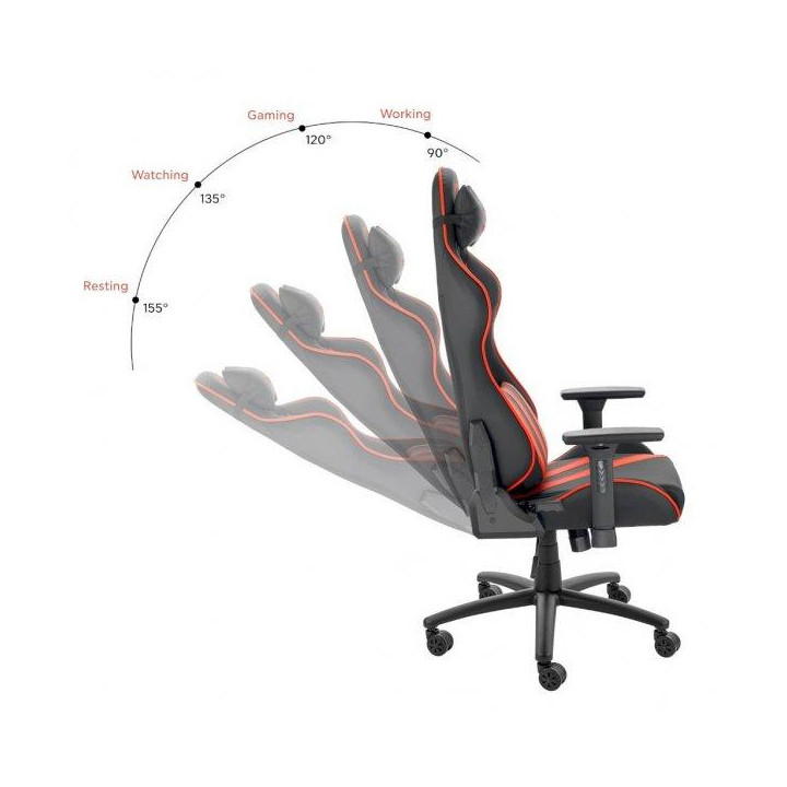 Геймърски стол Nitro Concepts Nemesis Red Claw - 3796582