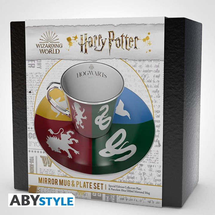 Комплект ABYSTYLE Harry Potter Mirror Mug & Plate Set Sorted, Многоцве