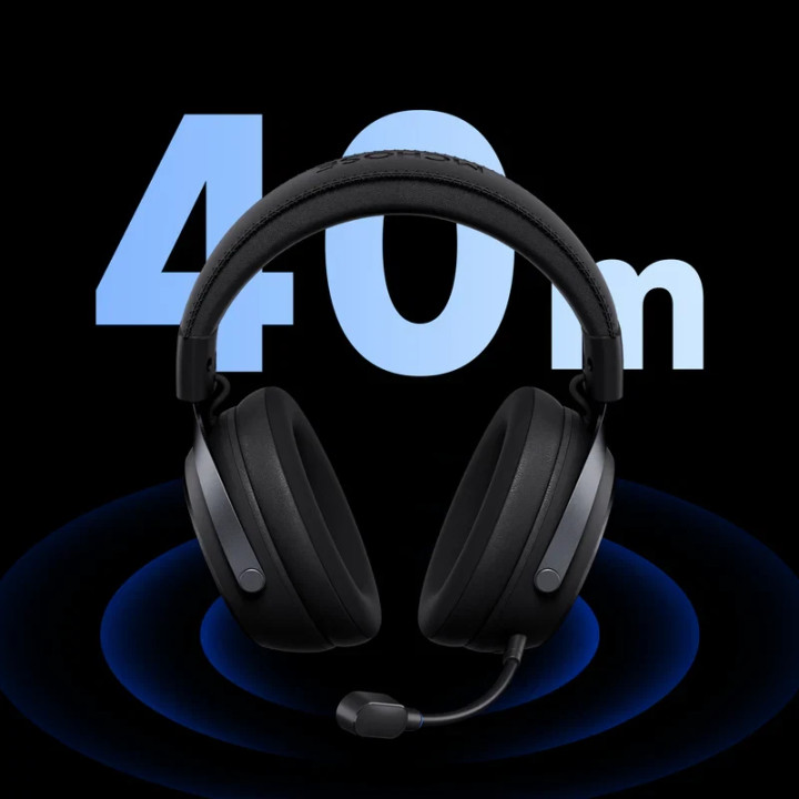 Безжична геймърска слушалка MCHOSE X9, 53mm 113dB, Bluetooth 2.4GHz, R