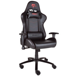 Геймърски стол FragON 2X Series V2, Черен, Изкуствена кожа, 130 Kg - F