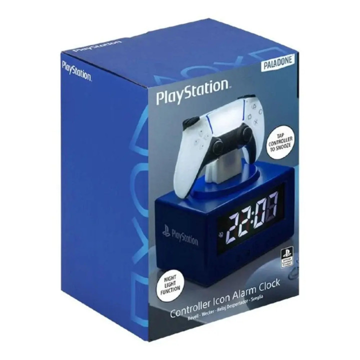Часовник Paladone Playstation Controller Icon Alarm Clock - PP13475PS