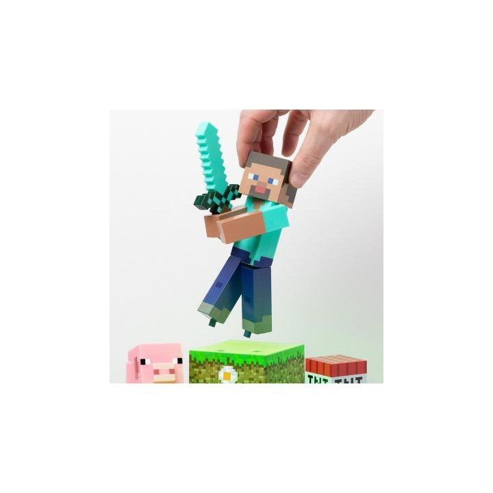 Лампа Paladone Minecraft Steve Diorama Light PP9463MCF, Многоцветен - 